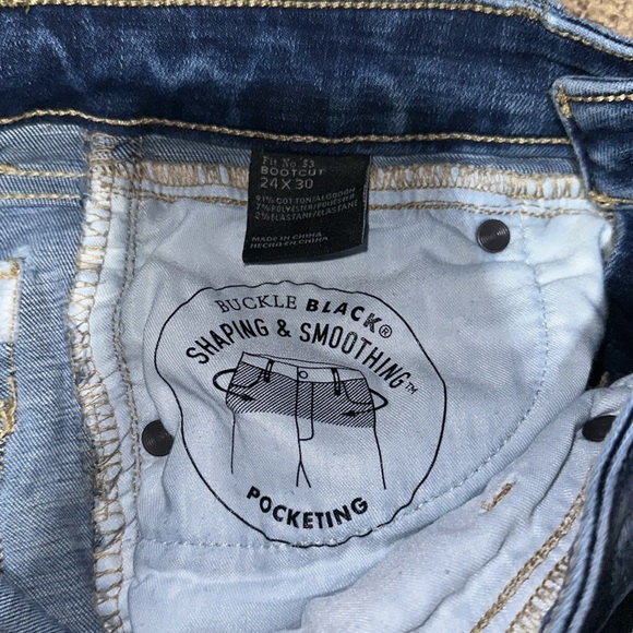 Buckle Women's Blue Jeans Fit No. 53 Bootcut - Picture 3 of 3